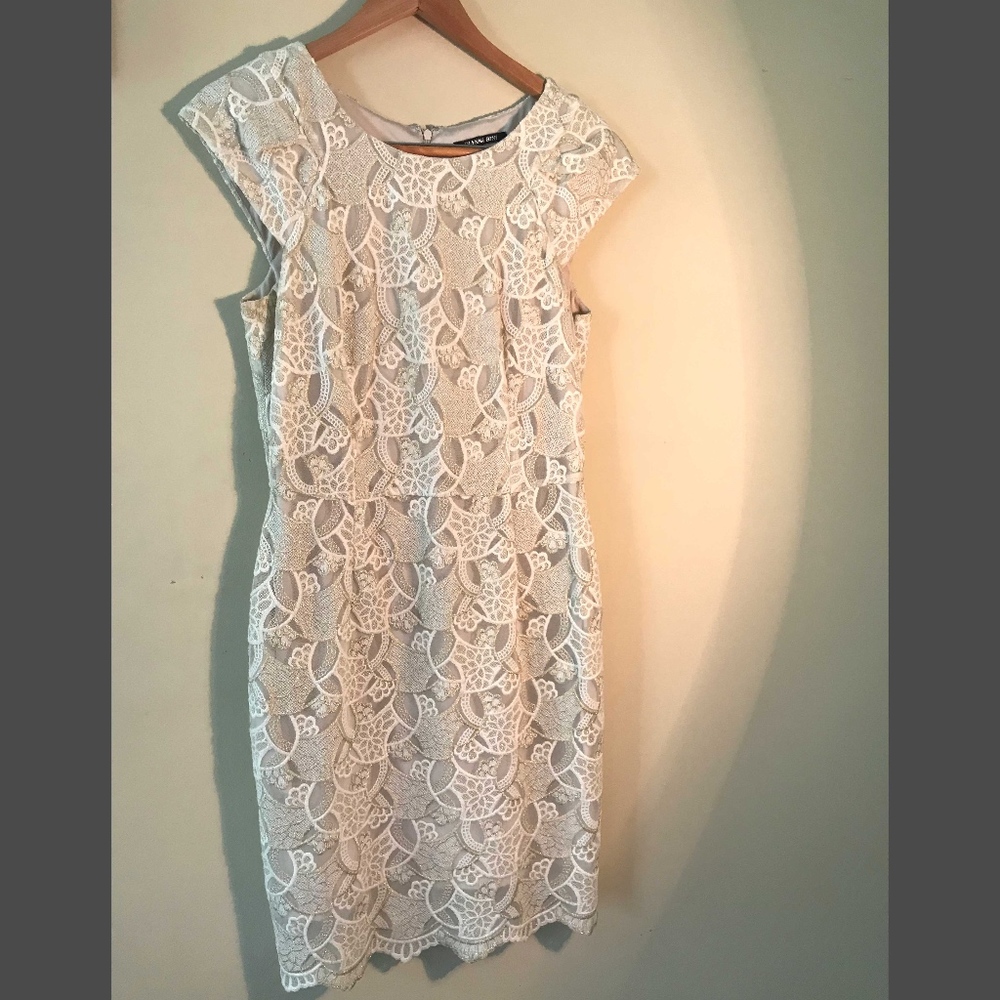Ivory + Gold Dress - Gianni Bini